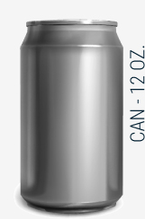 regular silver beverage can