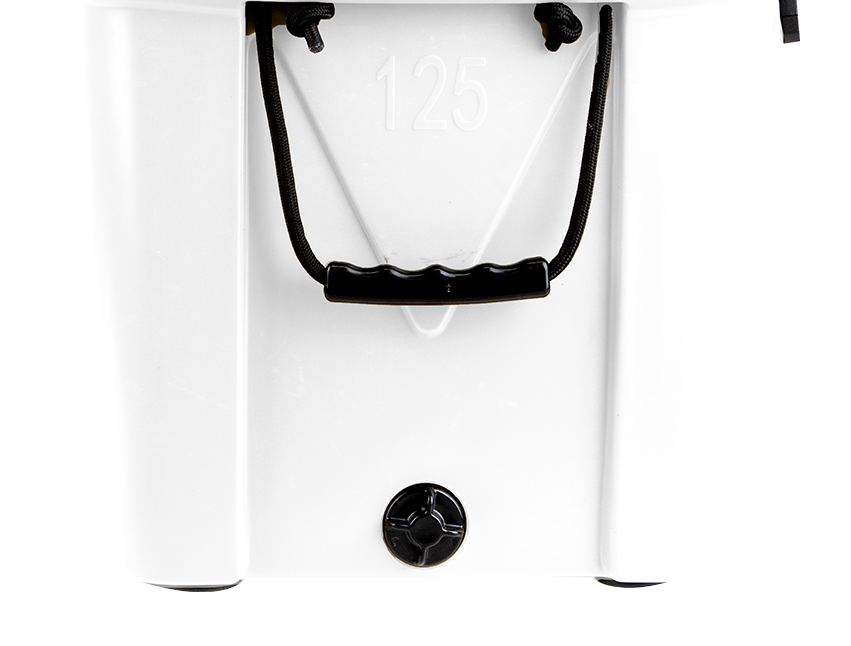 white ranger 125 side view with handle and plug
